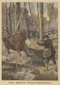 Neerschieten van een ontsnapte stier